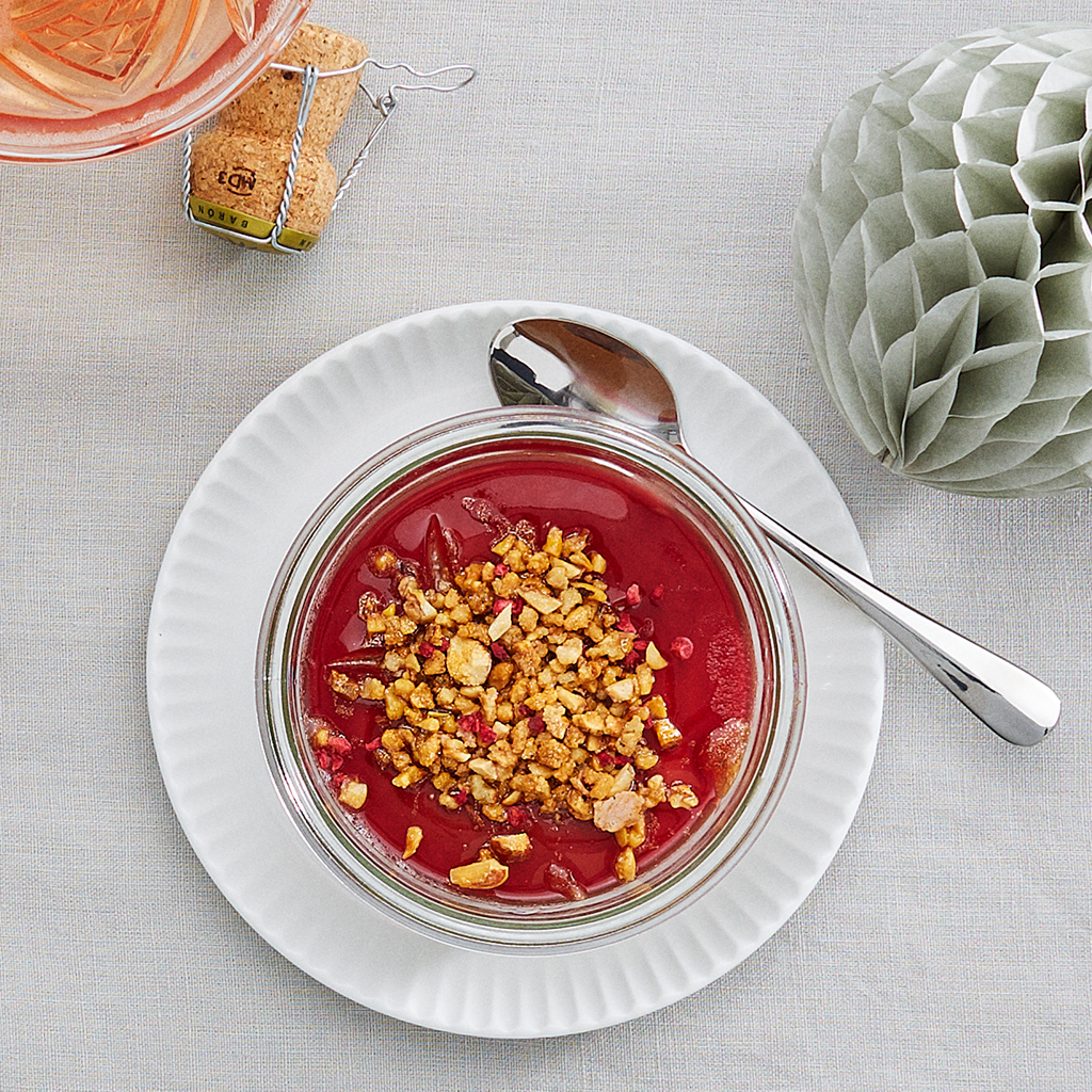 Dessert til gourmet nytårsmenu 2023 fra Homemate