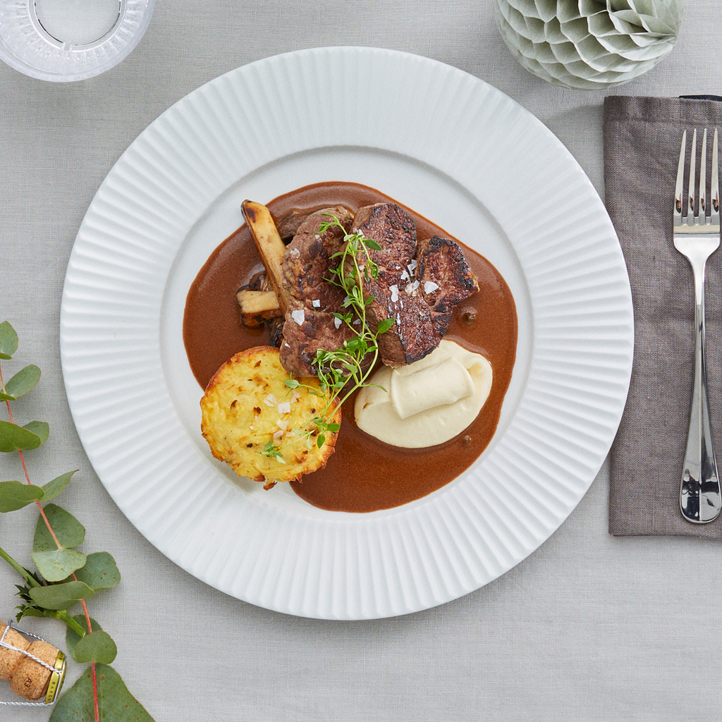 Hovedret gourmet nytårsmenu 2023 fra Homemate