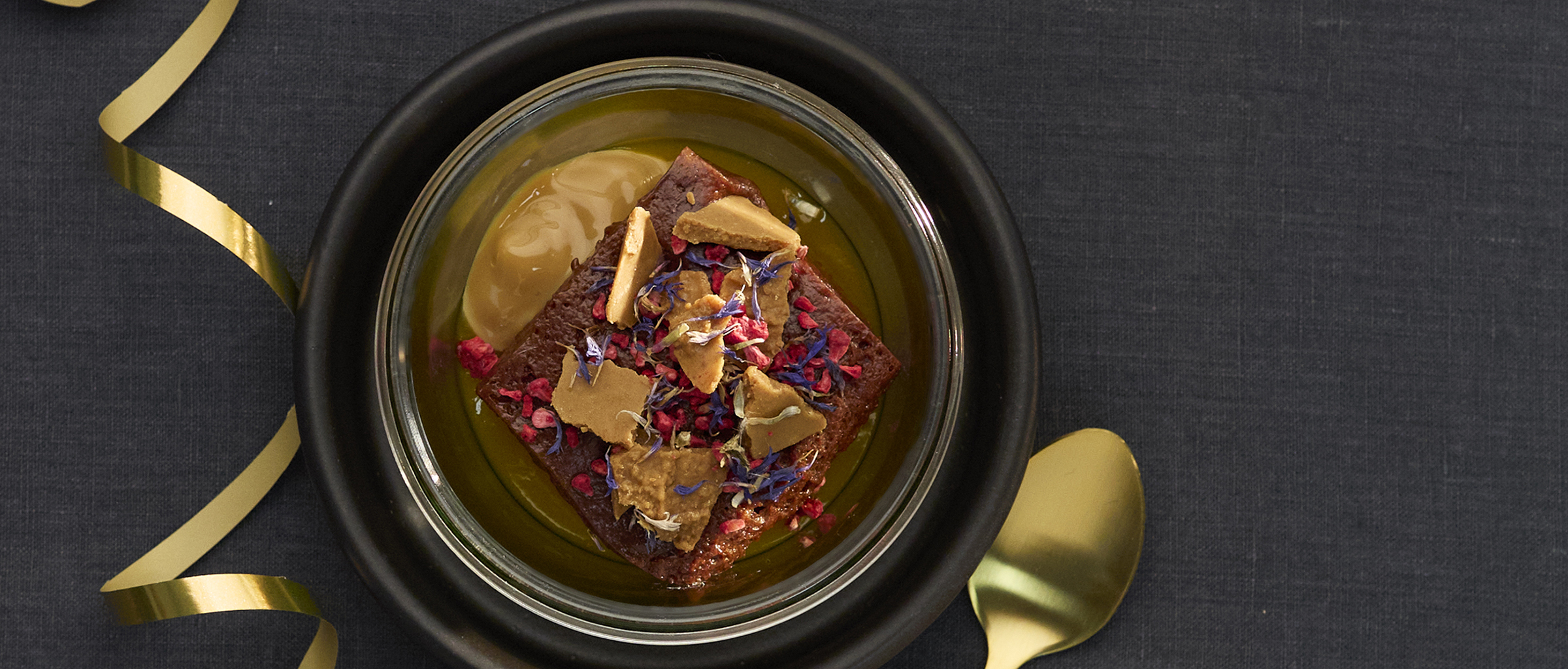 Dessert til nytårs gourmet menu fra Homemate