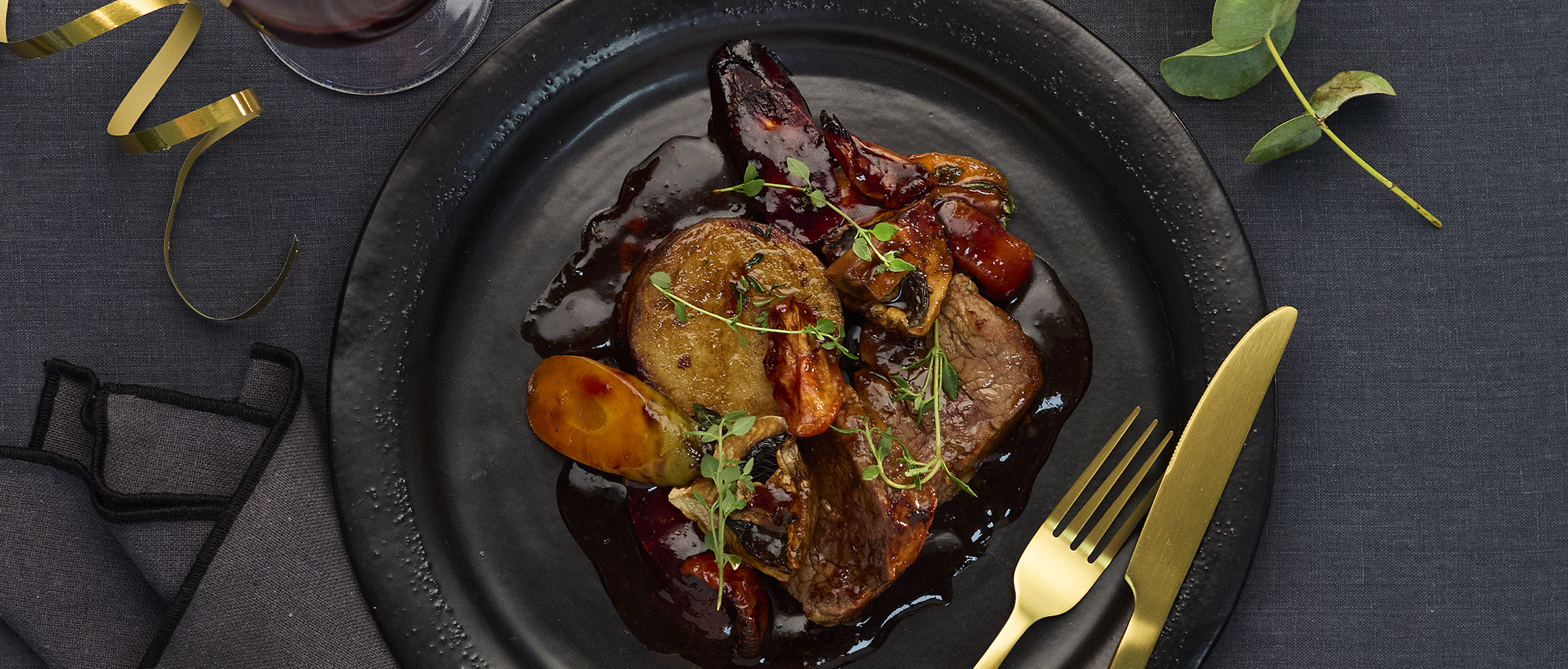 Hovedret gourmet menu til nytår - homemate