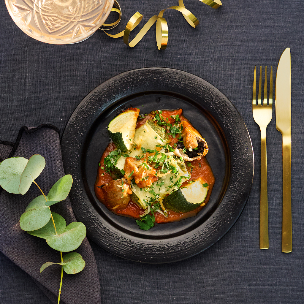 Vegansk forret til nytårsmenu fra Homemate