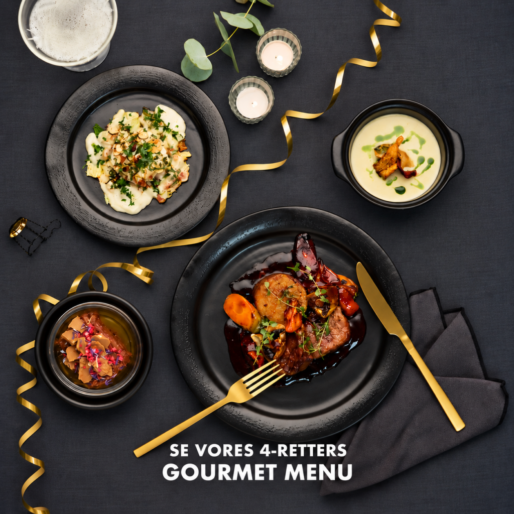 Nytårsmenu gourmet - 4 retters fra Homemate